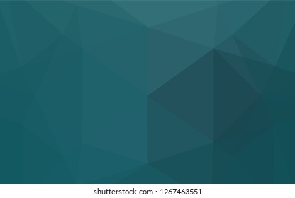 Light BLUE vector shining hexagonal template. A vague abstract illustration with gradient. The textured pattern can be used for background.