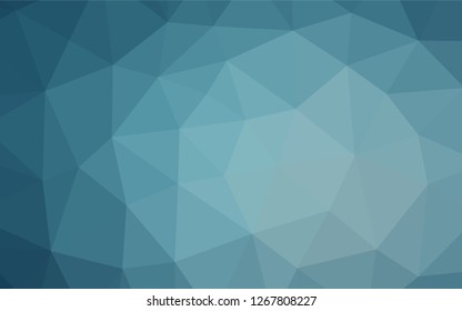 Light BLUE vector shining hexagonal background. Modern geometrical abstract illustration with gradient. Brand new design for your business.