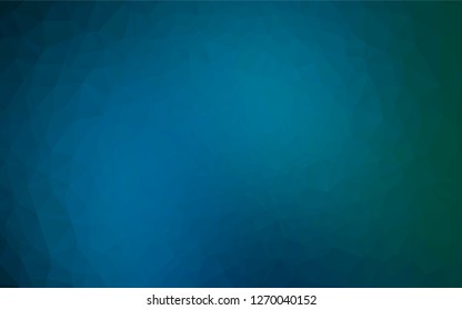 Light BLUE vector shining hexagonal template. Colorful illustration in abstract style with gradient. A completely new design for your business.