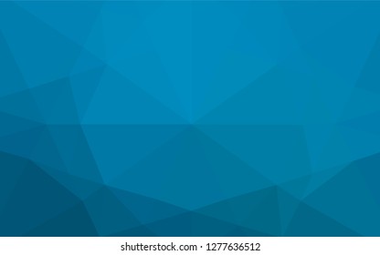 Light BLUE vector shining hexagonal background. Colorful illustration in abstract style with gradient. A completely new design for your business.