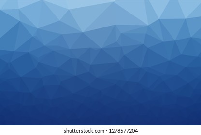 Light BLUE vector shining hexagonal pattern. Modern geometrical abstract illustration with gradient. Brand new style for your business design.