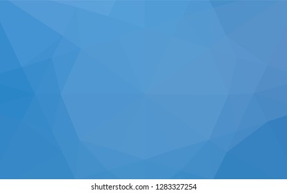Light BLUE vector shining hexagonal background. Brand new colored illustration in blurry style with gradient. The elegant pattern can be used as part of a brand book.