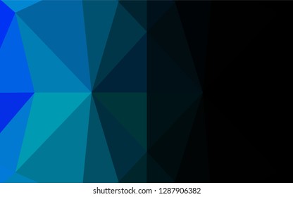Light BLUE vector shining hexagonal background. Brand new colored illustration in blurry style with gradient. Brand new design for your business.