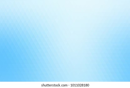 Light BLUE vector shining triangular pattern. An elegant bright illustration with gradient. Brand-new style for your business design.