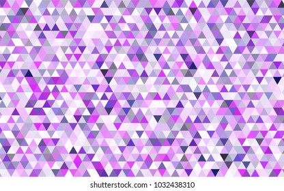Light BLUE vector shining triangular template. Glitter abstract illustration with an elegant design. The best triangular design for your business.