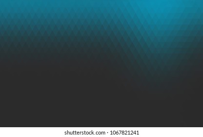 Light BLUE vector shining triangular background. A completely new color illustration in a vague style. A completely new template for your business design.