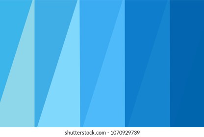 Light BLUE vector shining triangular layout. Triangular geometric sample with gradient.  Brand-new design for your business.