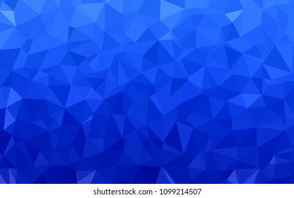 Light BLUE vector shining triangular backdrop. Modern abstract illustration with triangles. Textured pattern for your backgrounds.