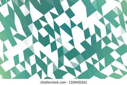 Light BLUE vector shining triangular background. A completely new color illustration in a vague style. The completely new template can be used for your brand book.
