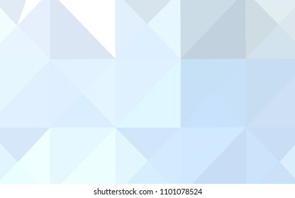 Light BLUE vector shining triangular layout. Shining colored illustration in a new style. A completely new template for your business design.