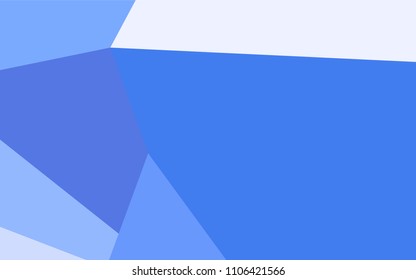 Light BLUE vector shining triangular background. A sample with polygonal shapes. The template can be used as a background for cell phones.