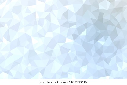 Light BLUE vector shining triangular layout. Elegant bright polygonal illustration with gradient. Pattern for a brand book's backdrop.