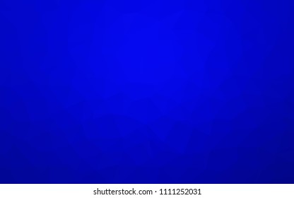 Light BLUE vector shining triangular layout. Triangular geometric sample with gradient.  Pattern for a brand book's backdrop.