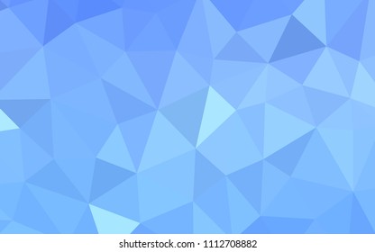 Light BLUE vector shining triangular layout. Shining colorful illustration with triangles. Brand new design for your business.