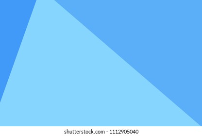 Light BLUE vector shining triangular layout. Shining colorful illustration with triangles. New template for your brand book.