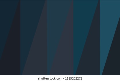 Light BLUE vector shining triangular backdrop. Modern geometrical abstract illustration with gradient. A completely new template for your business design.