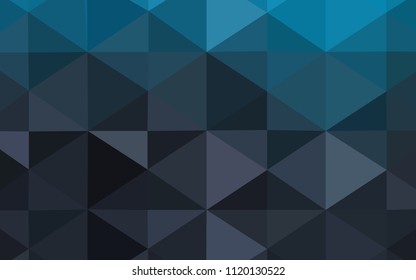 Light BLUE vector shining triangular backdrop. Shining colored illustration in a new style. Brand-new style for your business design.