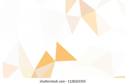 Light BLUE vector shining triangular layout. Shining colorful illustration with triangles. A completely new design for your leaflet.