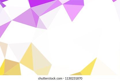 Light BLUE vector shining triangular layout. Polygonal abstract illustration with gradient. Textured pattern for your backgrounds.