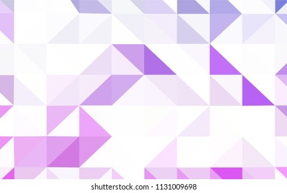 Light BLUE vector shining triangular backdrop. Elegant bright polygonal illustration with gradient. Best triangular design for your business.