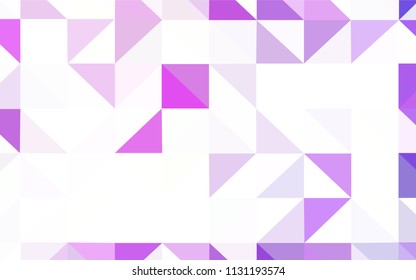 Light BLUE vector shining triangular layout. A completely new color illustration in a polygonal style. New template for your brand book.