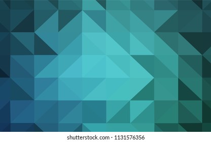 Light BLUE vector shining triangular backdrop. Glitter abstract illustration with an elegant triangles. Brand new style for your business design.