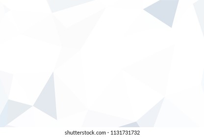 Light BLUE vector shining triangular layout. Shining colorful illustration with triangles. Completely new template for your banner.