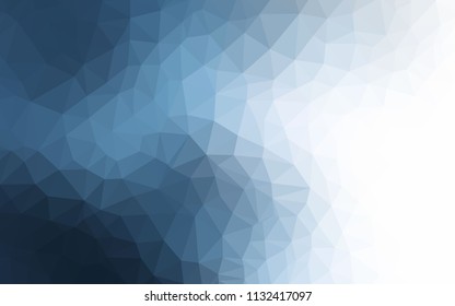 Light BLUE vector shining triangular backdrop. Colorful illustration in abstract style with triangles. New template for your brand book.
