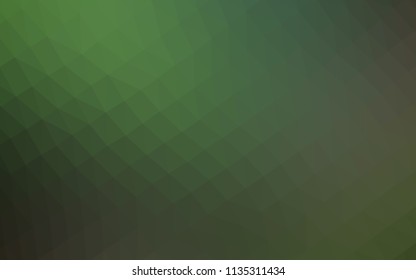 Light BLUE vector shining triangular template. Creative geometric illustration in Origami style with gradient. Brand new design for your business.