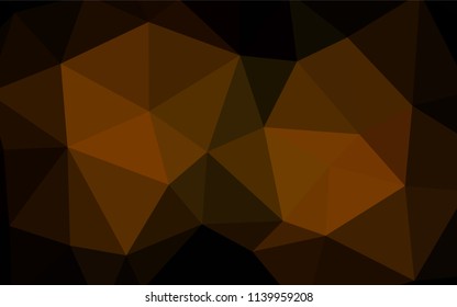 Light BLUE vector shining triangular backdrop. Colorful illustration in abstract style with triangles. New template for your brand book.