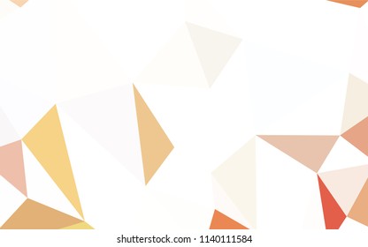 Light BLUE vector shining triangular layout. Colorful abstract illustration with triangles. New template for your brand book.