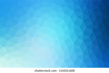 Light BLUE vector shining triangular backdrop. Modern abstract illustration with triangles. A new texture for your web site.