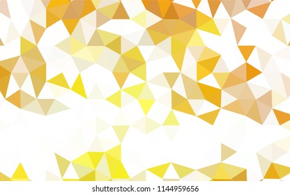 Light BLUE vector shining triangular backdrop. A sample with polygonal shapes. Pattern for a brand book's backdrop.
