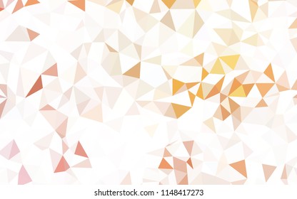 Light BLUE vector shining triangular backdrop. Colorful illustration in abstract style with triangles. New template for your brand book.