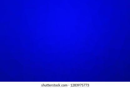 Light BLUE vector shining triangular cover. Polygonal abstract illustration with gradient. New template for your brand book.