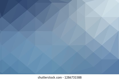 Light BLUE vector shining triangular template. Brand new colorful illustration in with gradient. The best triangular design for your business.