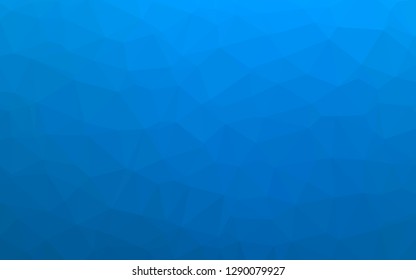 Light BLUE vector shining triangular background. Shining colored illustration in a Brand new style. Brand new style for your business design.