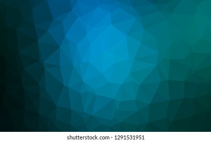 Light BLUE vector shining triangular background. Glitter abstract illustration with an elegant design. Brand new design for your business.