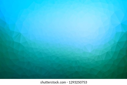 Light BLUE vector shining triangular template. Shining colored illustration in a Brand new style. Completely new template for your business design.