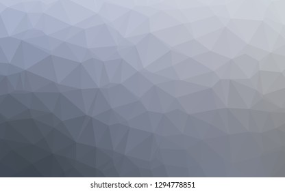 Light BLUE vector shining triangular template. A completely new color illustration in a vague style. Textured pattern for background.