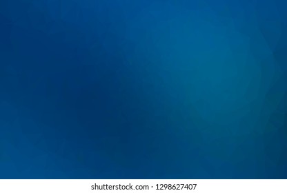 Light BLUE vector shining triangular background. A vague abstract illustration with gradient. The best triangular design for your business.