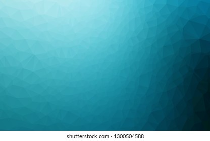 Light BLUE vector shining triangular background. Shining colored illustration in a Brand new style. Completely new design for your business.