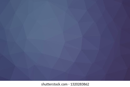 Light BLUE vector shining triangular pattern. Creative illustration in halftone style with gradient. Completely new template for your business design.