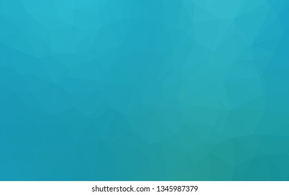 Light BLUE vector shining triangular template. Creative illustration in halftone style with gradient. Brand new design for your business.