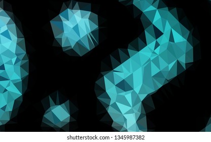Light BLUE vector shining triangular background. An elegant bright illustration with gradient. Brand new design for your business.