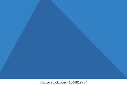 Light BLUE vector shining triangular pattern. Colorful illustration in Origami style with gradient.  Completely new template for your business design.