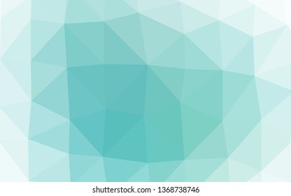 Light BLUE vector shining triangular template. Brand new colorful illustration in with gradient. Brand new style for your business design.