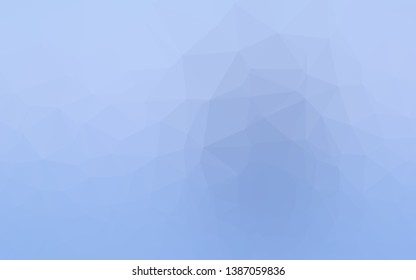 Light BLUE vector shining triangular template. Colorful abstract illustration with gradient. Triangular pattern for your business design.