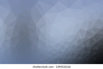 Light BLUE vector shining triangular template. Brand new colorful illustration in with gradient. Template for your brand book.