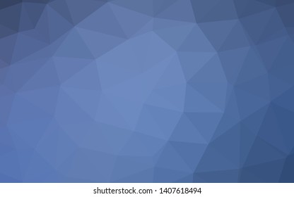 Light BLUE vector shining triangular pattern. An elegant bright illustration with gradient. Brand new design for your business.